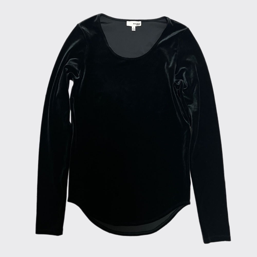 ARITZIA WILFRED FREE VELVET LONG SLEEVE | S #FML01